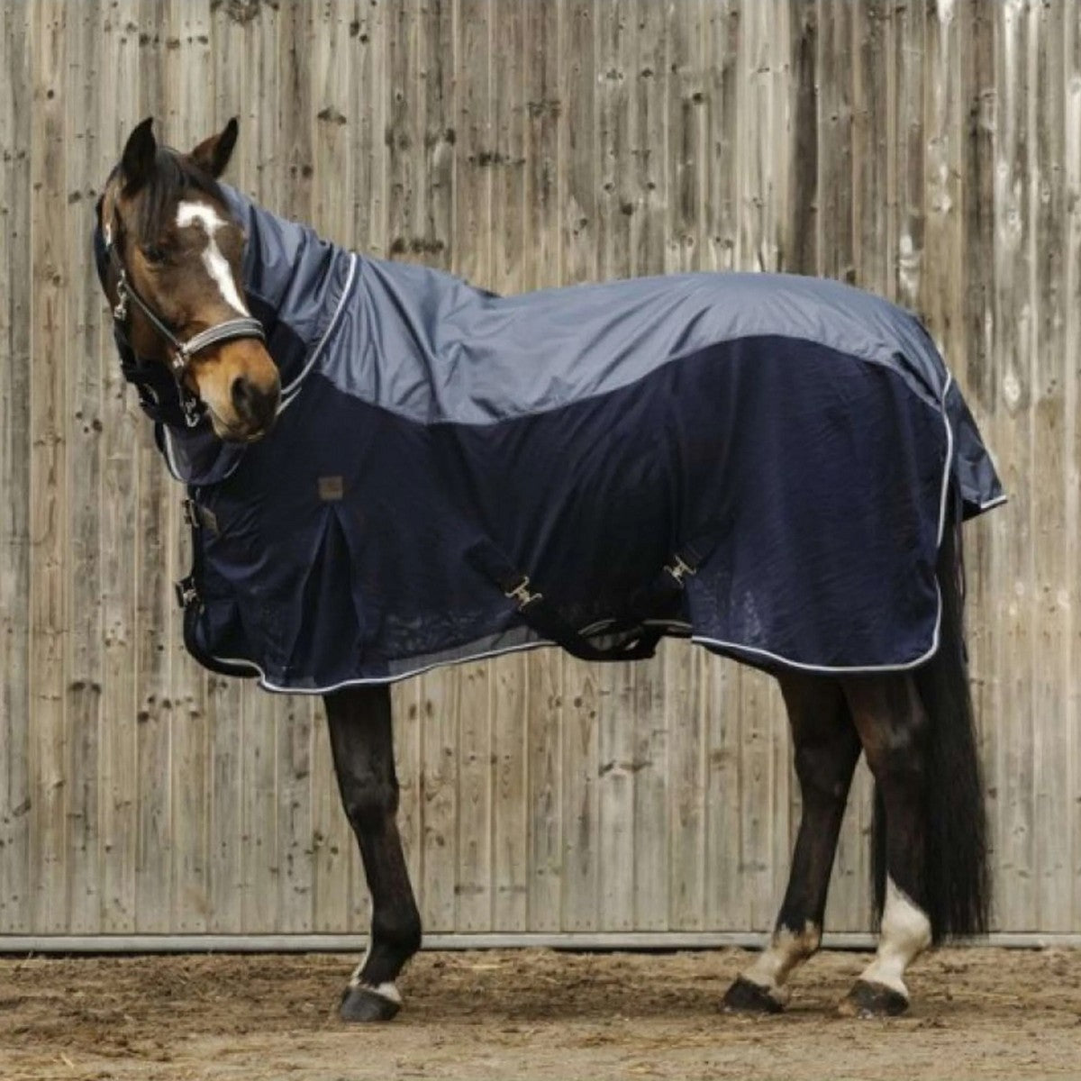 EQUITHÈME Manta de Verano 3-in-1 Mixte Navy