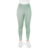EQUITHÈME Legging de Equitación Birdy Full Grip Verde claro