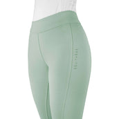 EQUITHÈME Legging de Equitación Birdy Full Grip Verde claro