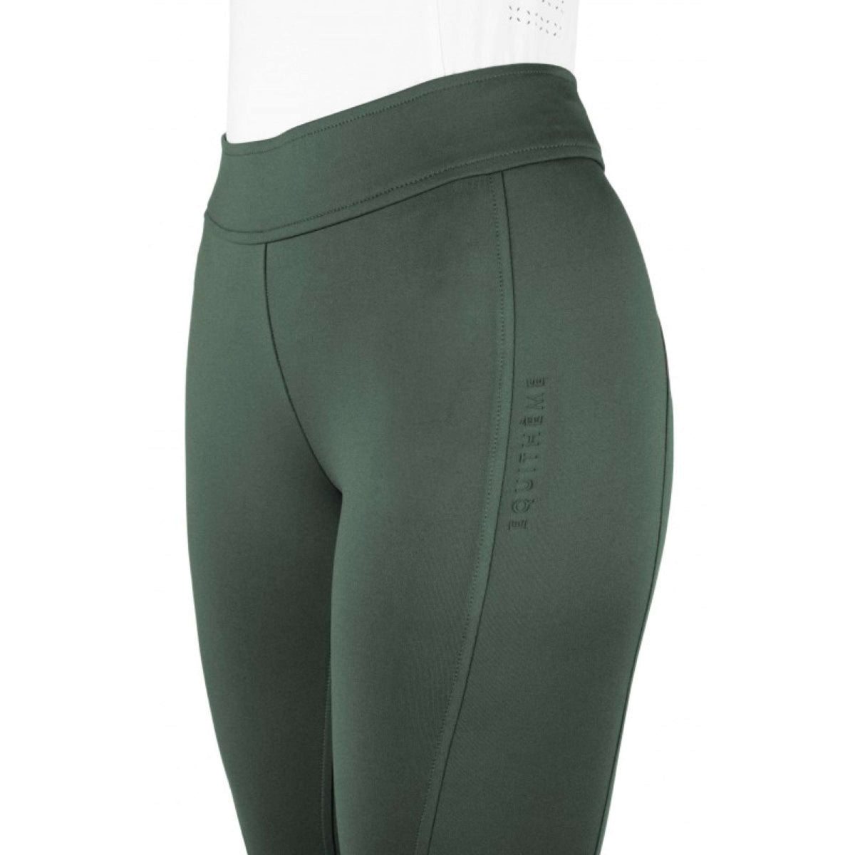EQUITHÈME Legging de Equitación Birdy Full Grip Khaki