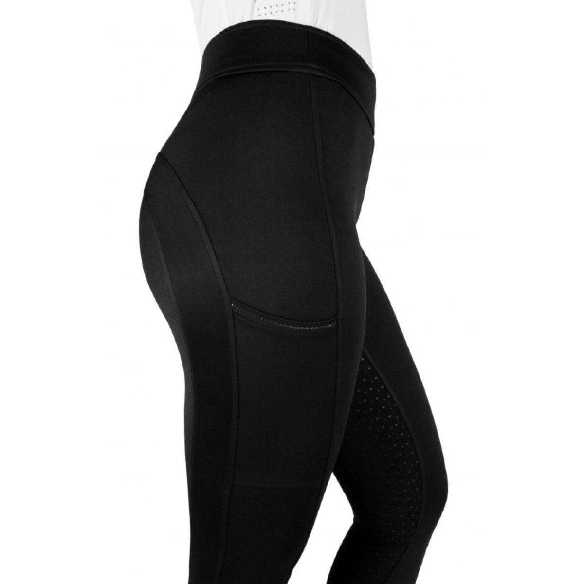EQUITHÈME Legging de Equitación Birdy Full Grip Negro