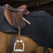 EQUITHÈME Manta de ejercicio Teddy Fleece Negro