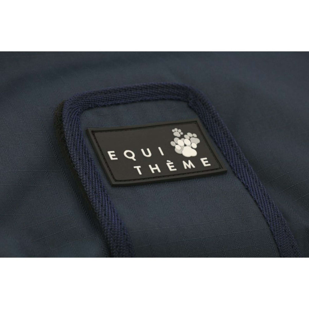 EQUITHÈME Manta para Perros Tyrex 600D 220g Navy/Verde