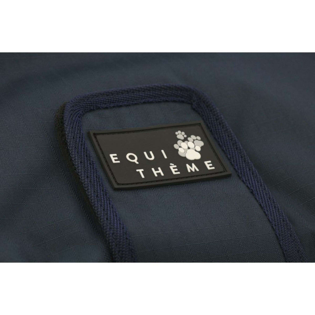 EQUITHÈME Manta para Perros Tyrex 600D 220g Navy/Verde