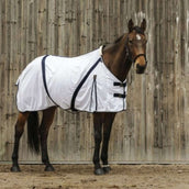 EQUITHÈME Manta Antimoscas Mesh Blanco