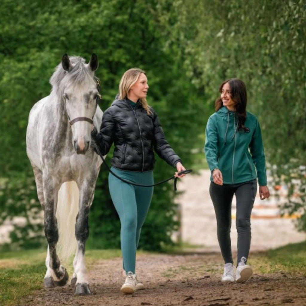 EQUITHÈME Chaqueta Softshell Victoria Azul pato