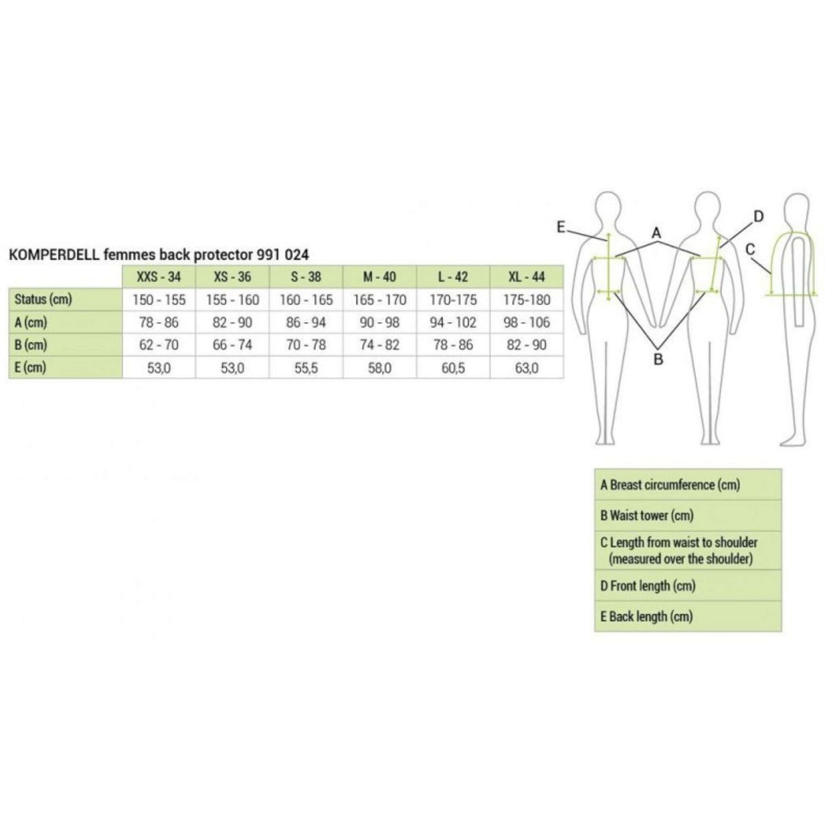 Komperdell Protector de Espalda Flexfit Slim Negro/Borgoña