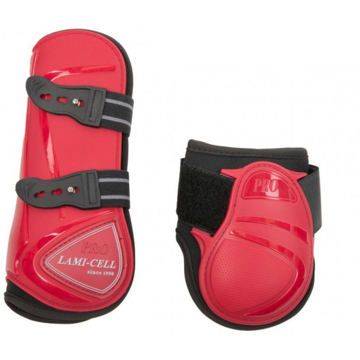 Lami-Cell Protectores de Tendones y Botas para Menudillos Burdeos