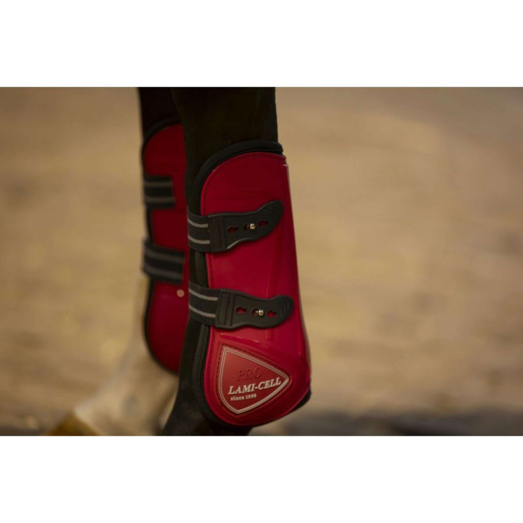 Lami-Cell Protectores de Tendones y Botas para Menudillos Burdeos