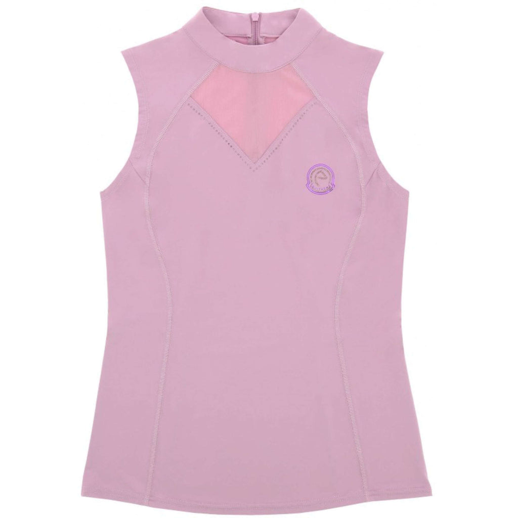 EQUITHÈME Camiseta Carla Sin Mangas Morado