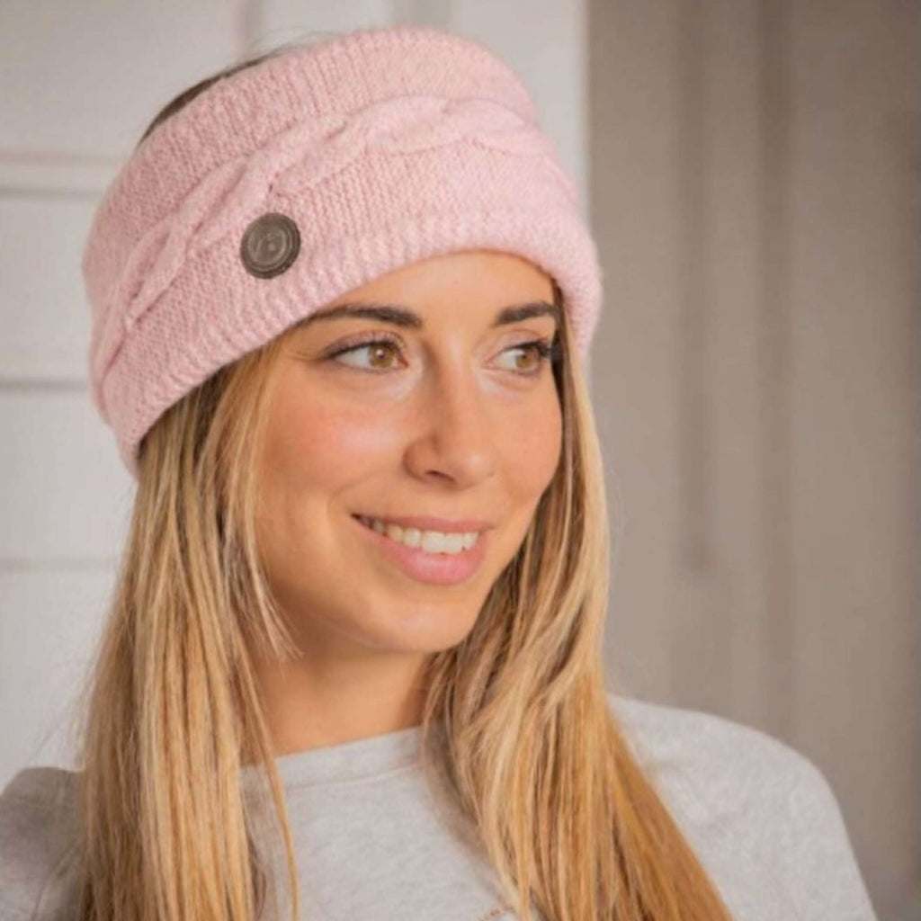 Pénélope Cinta para la cabeza Mel Rosa claro