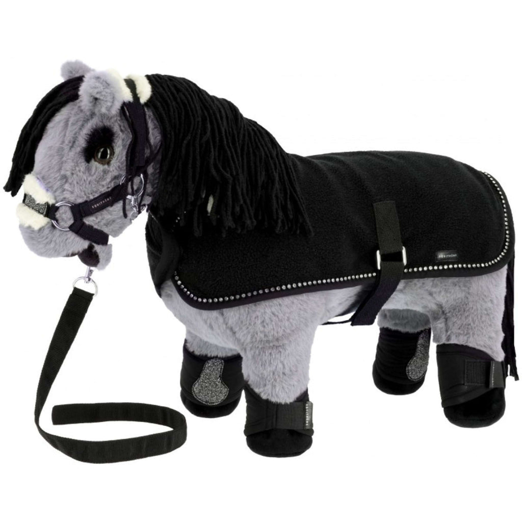 EQUITHÈME Protectores de piernas Pony Academy Purpurina Negra