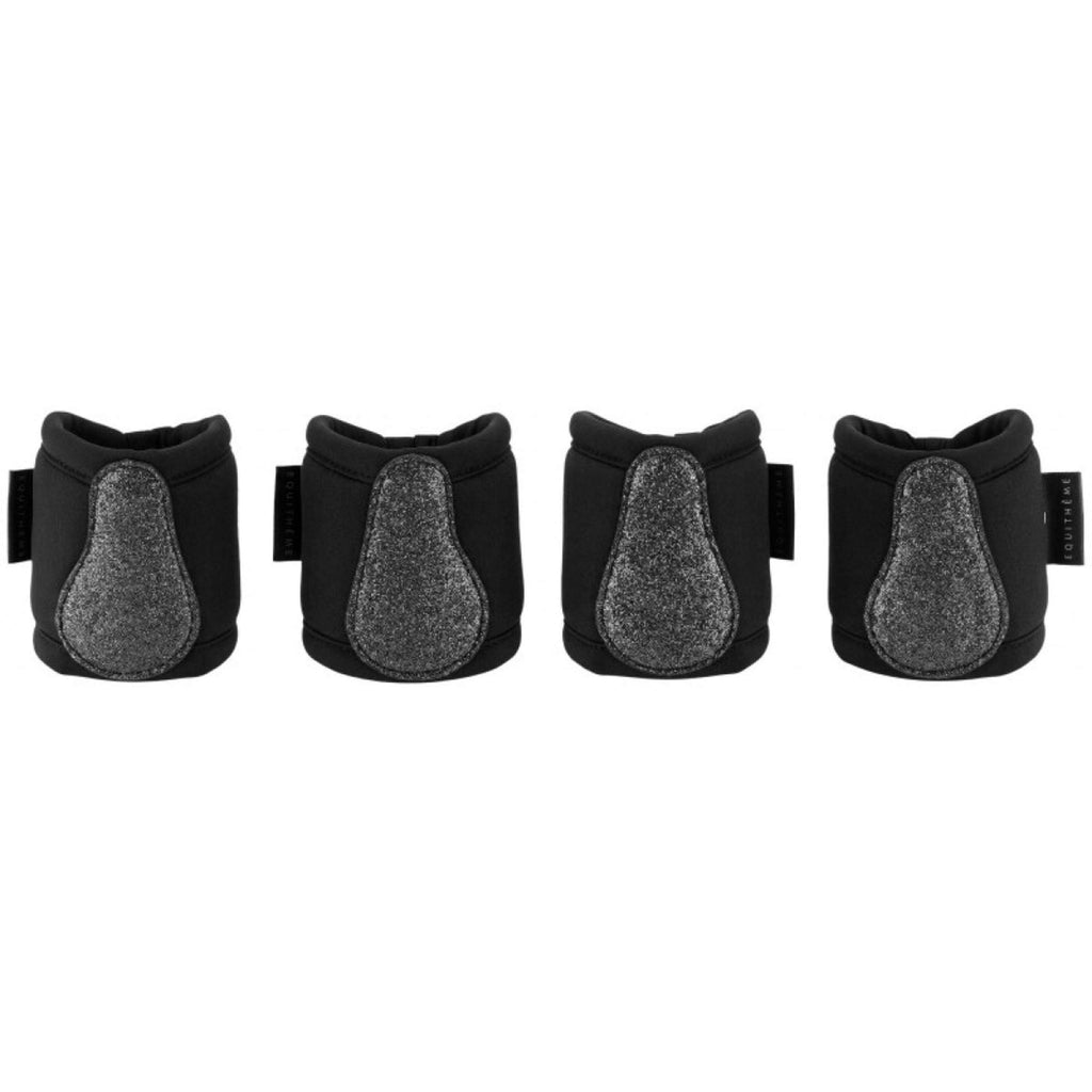 EQUITHÈME Protectores de piernas Pony Academy Purpurina Negra