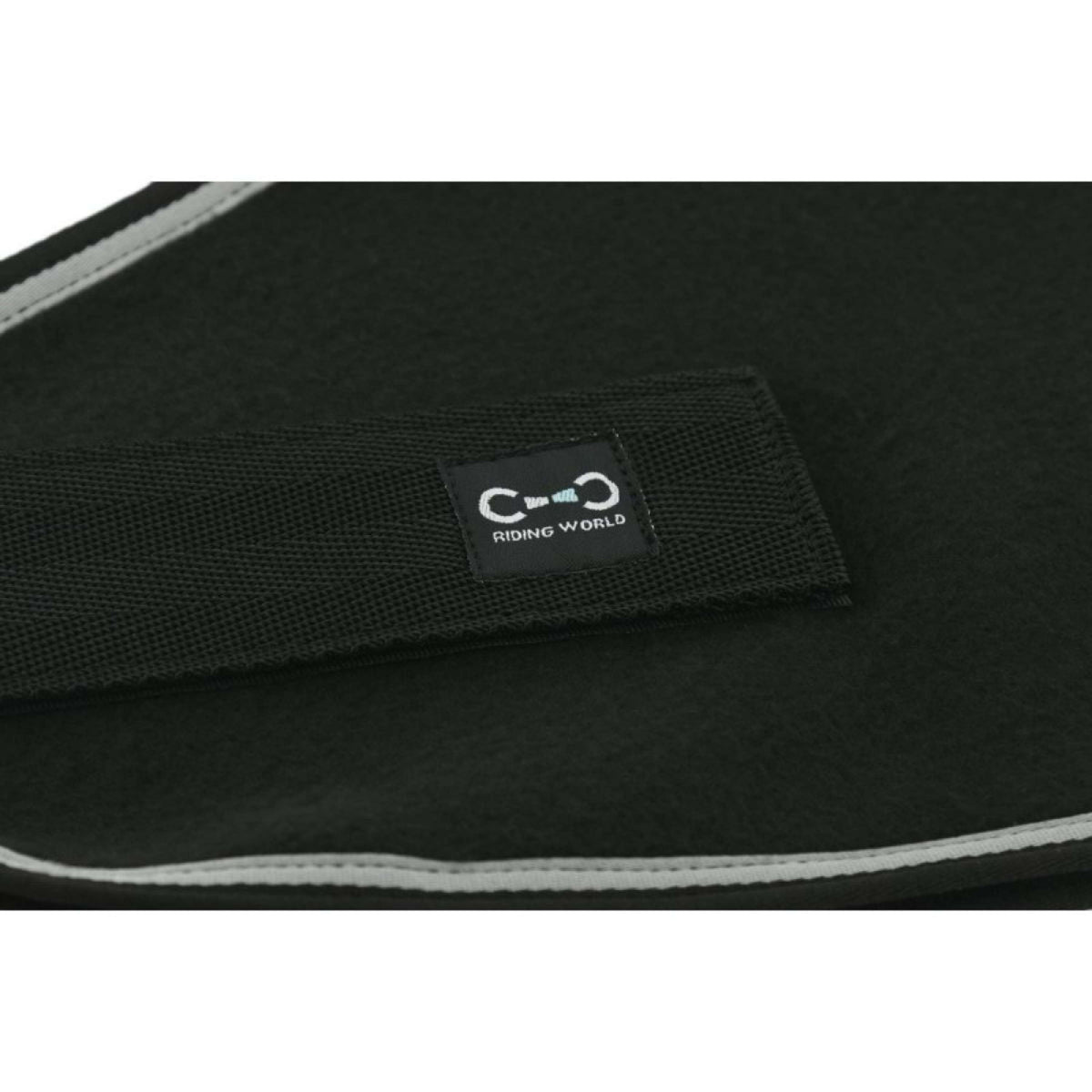 Riding World Manta para Perros Fleece Negro