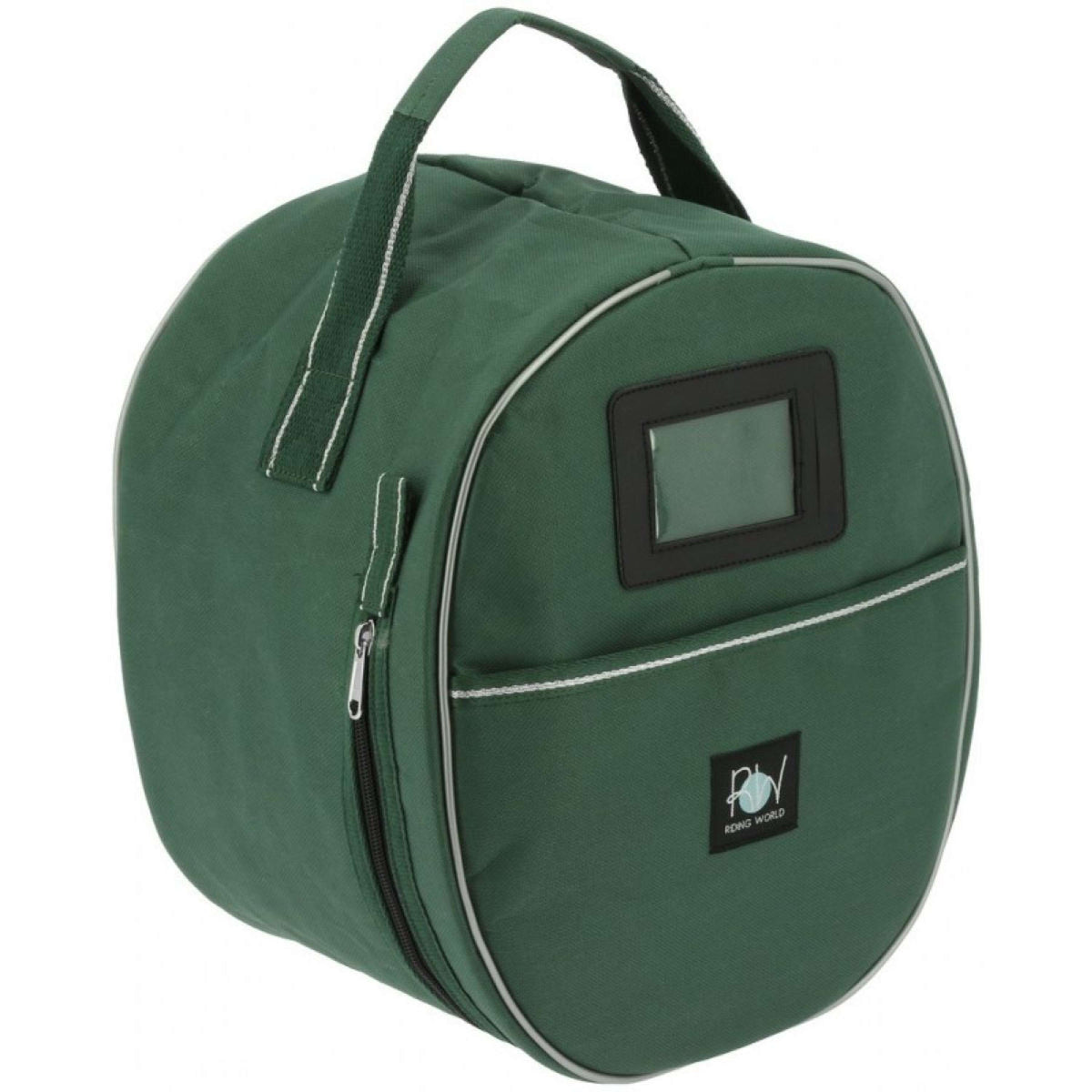 Riding World Bolsa para Casco Verde Oscuro
