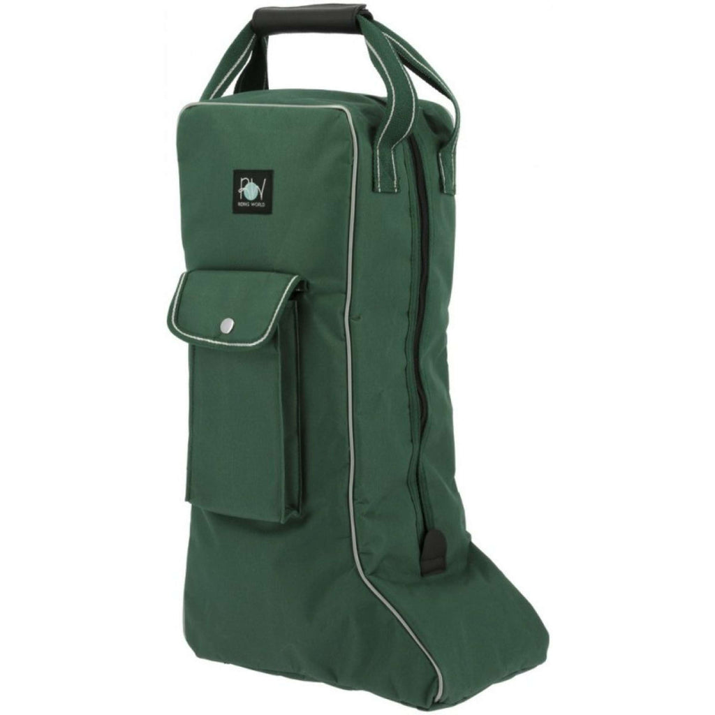 Riding World Bolsa para Botas Verde Oscuro