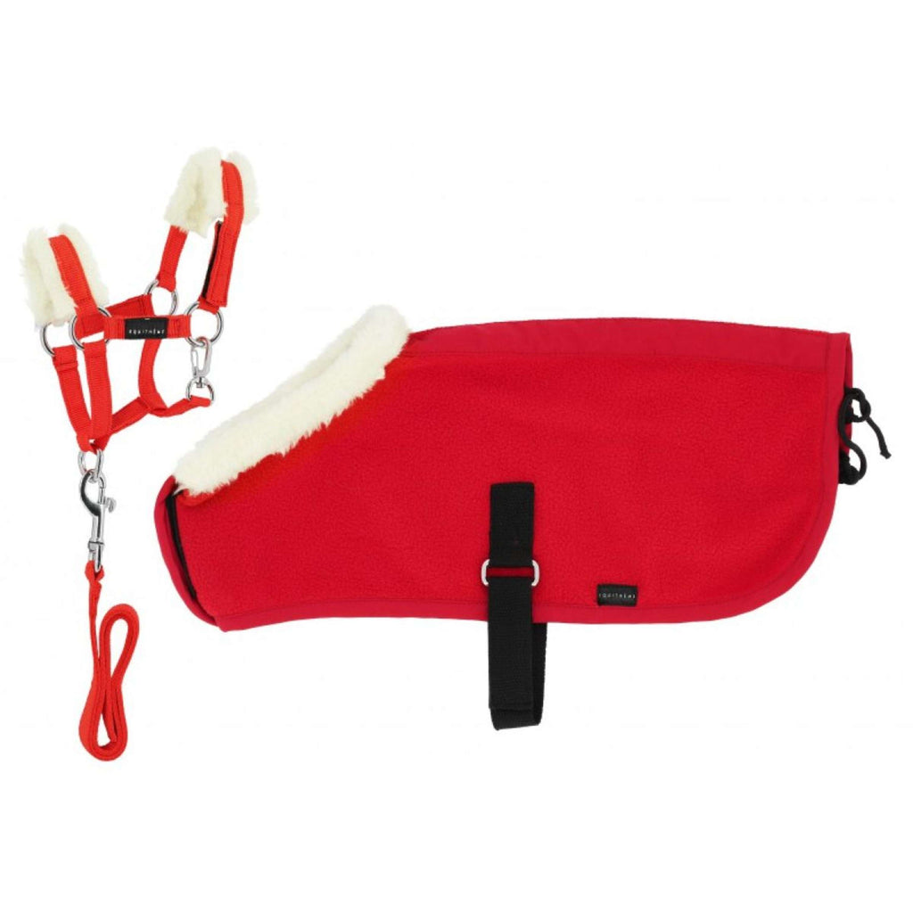 EQUITHÈME Pony Academy Mostrar juego de mantas Mini Rojo