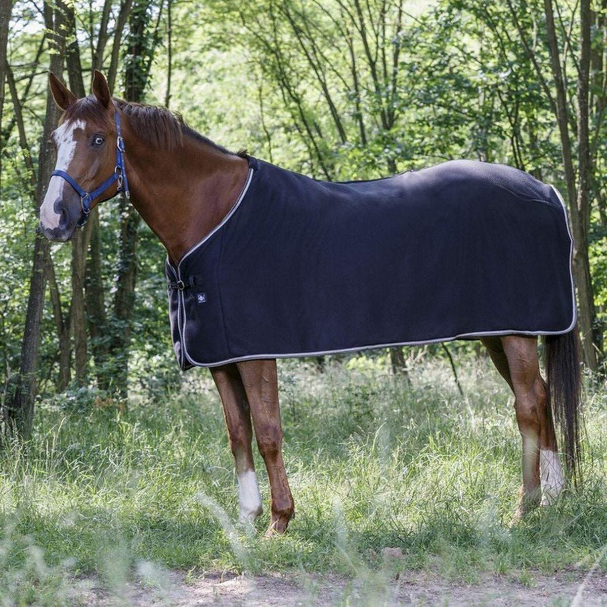 Riding World Manta de Forro Polar Polar Fleece Navy