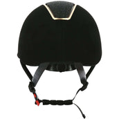 EQUITHÈME Casco Glint Lamé Negro/Oro Rosa