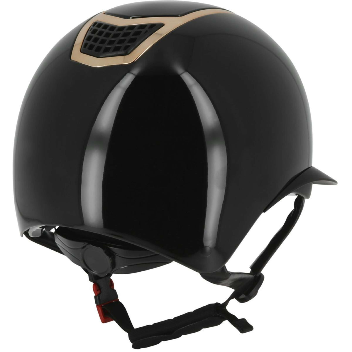 EQUITHÈME Casco Airy LM Mips Negro/Oro Rosa