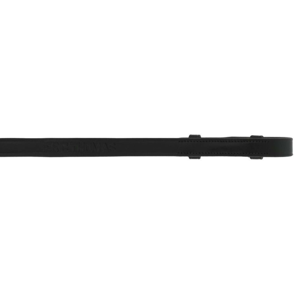 Eric Thomas Riendas Leather 16mm Negro