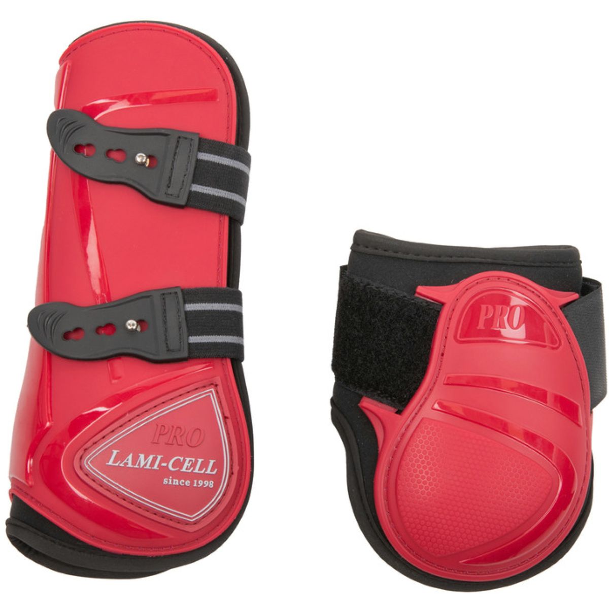 Lami-Cell Protectores de Tendones y Botas para Menudillos Rojo