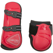 Lami-Cell Protectores de Tendones y Botas para Menudillos Rojo