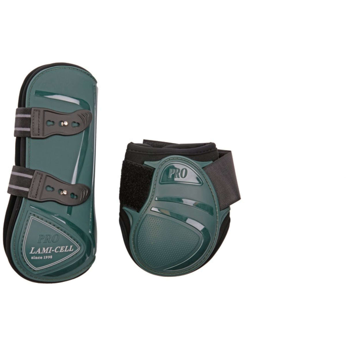 Lami-Cell Protectores de Tendones y Botas para Menudillos Verde