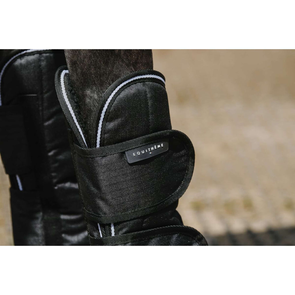 EQUITHÈME Protectores de transporte 600D Negro