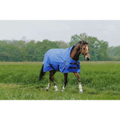 EQUITHÈME Alfombra de Exterior 1200D 50g Aisance High Neck Royal Blue