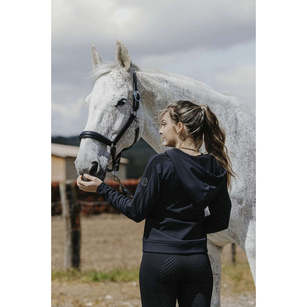 EQUITHÈME Legging de Equitación Acacia Negro