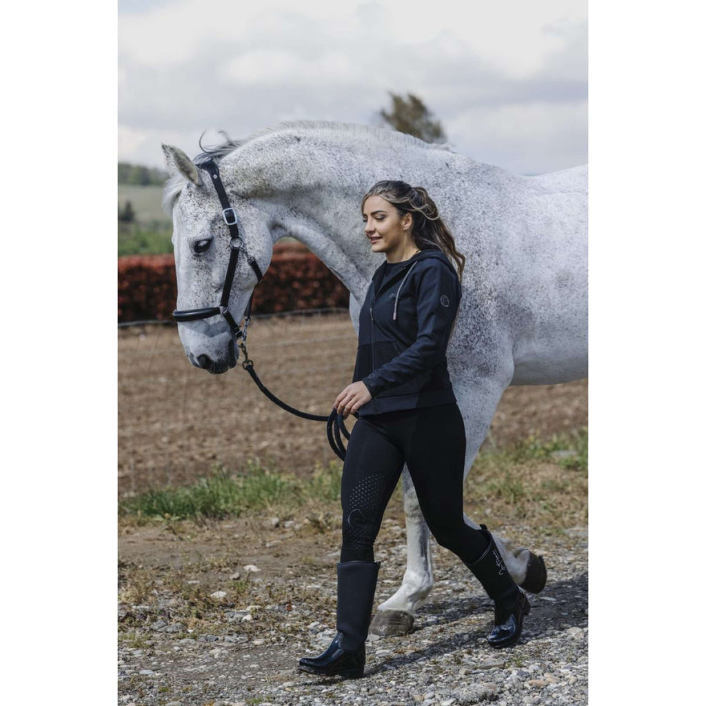 EQUITHÈME Legging de Equitación Acacia Negro