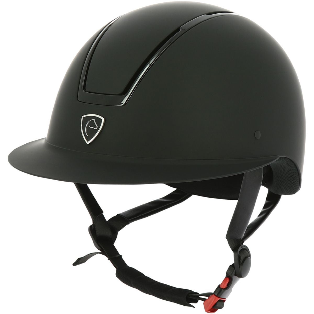 EQUITHÈME Gorra Glint Mat Negro/Negro