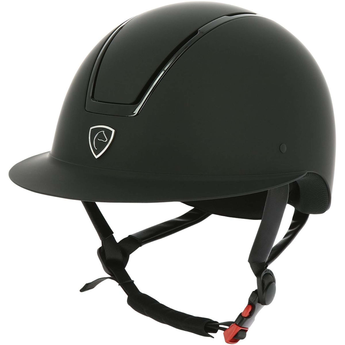 EQUITHÈME Gorra Glint Mat Negro/Negro