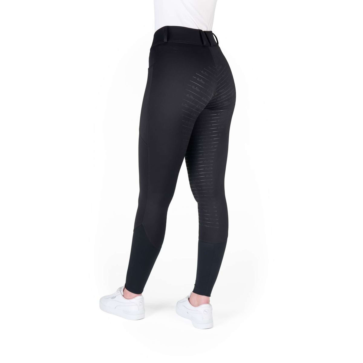 EQUITHÈME Pantalón de Equitación Elsa Full Grip Negro