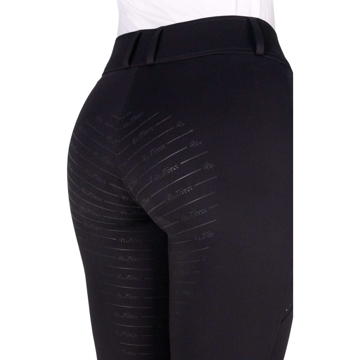 EQUITHÈME Pantalón de Equitación Elsa Full Grip Negro