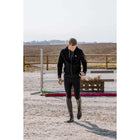 EQUITHÈME Sudadera con capucha y cremallera Heated Owen Negro