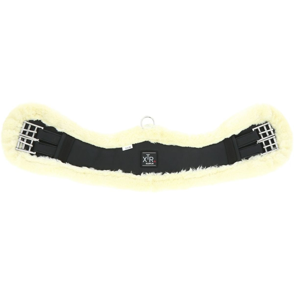Norton Cincha de doma XTR Piel de Oveja Sintética Negro/Ecru