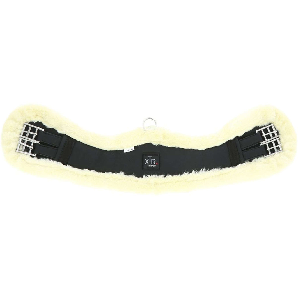 Norton Cincha de doma XTR Piel de Oveja Sintética Negro/Ecru