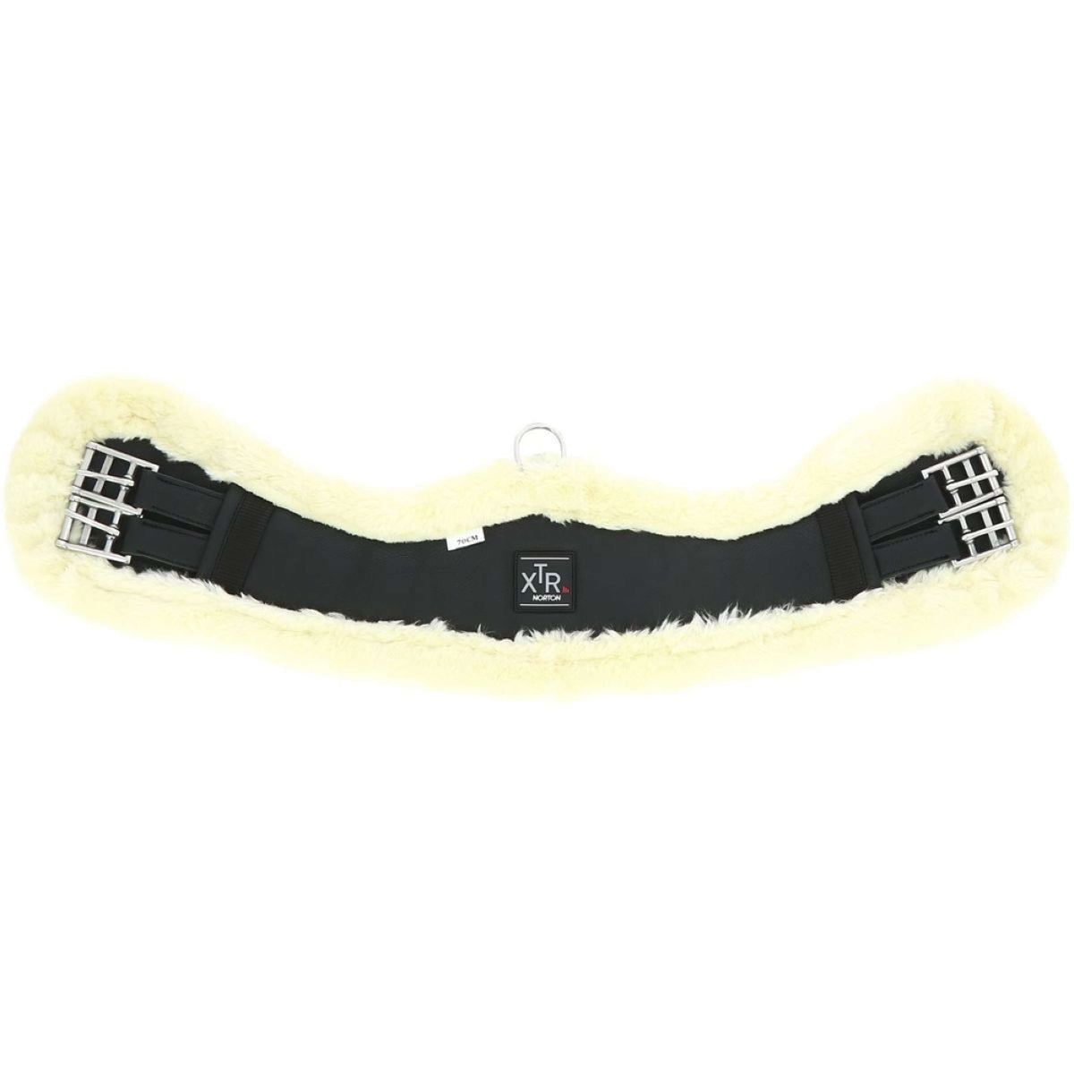Norton Cincha de doma XTR Piel de Oveja Sintética Negro/Ecru