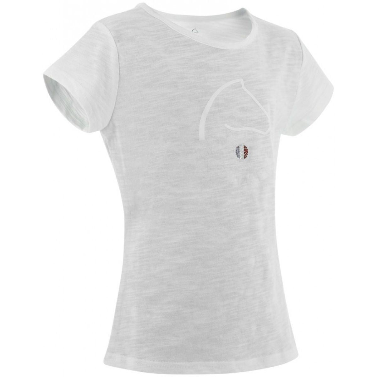 EQUITHÈME T-Shirt Claire FR Blanco