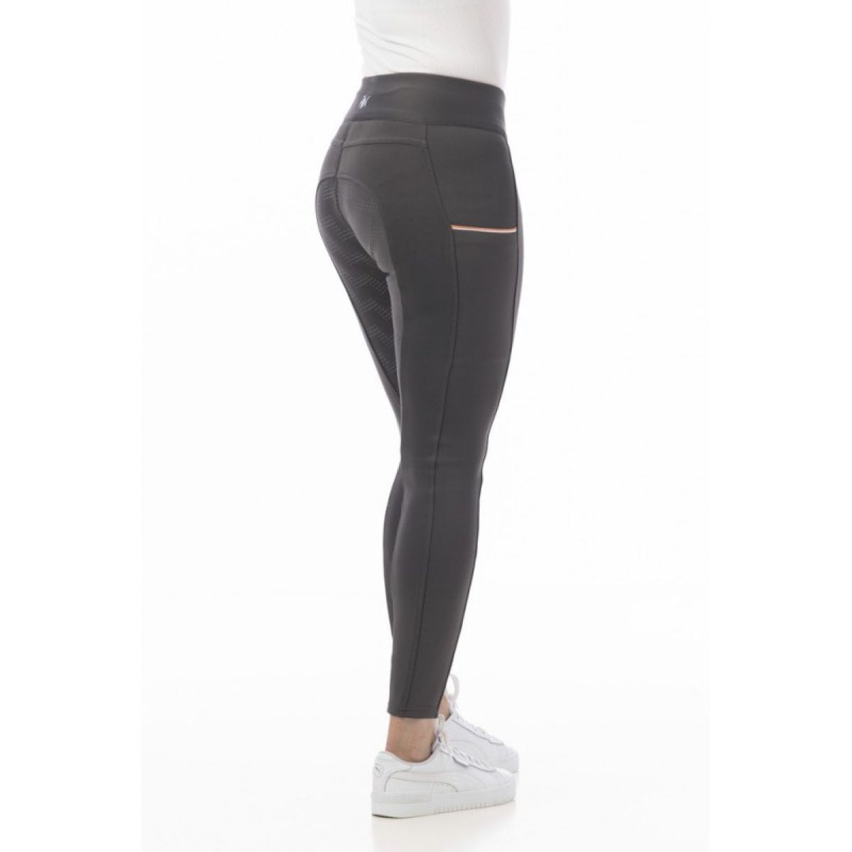 Riding World Pantalón de Equitación Agadir Mujer Gris