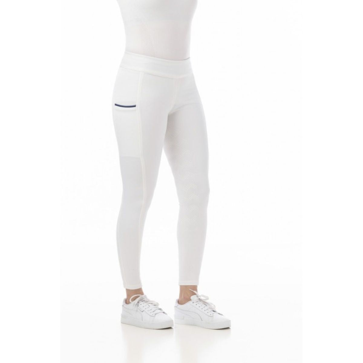 Riding World Pantalón de Equitación Agadir Mujer Blanco