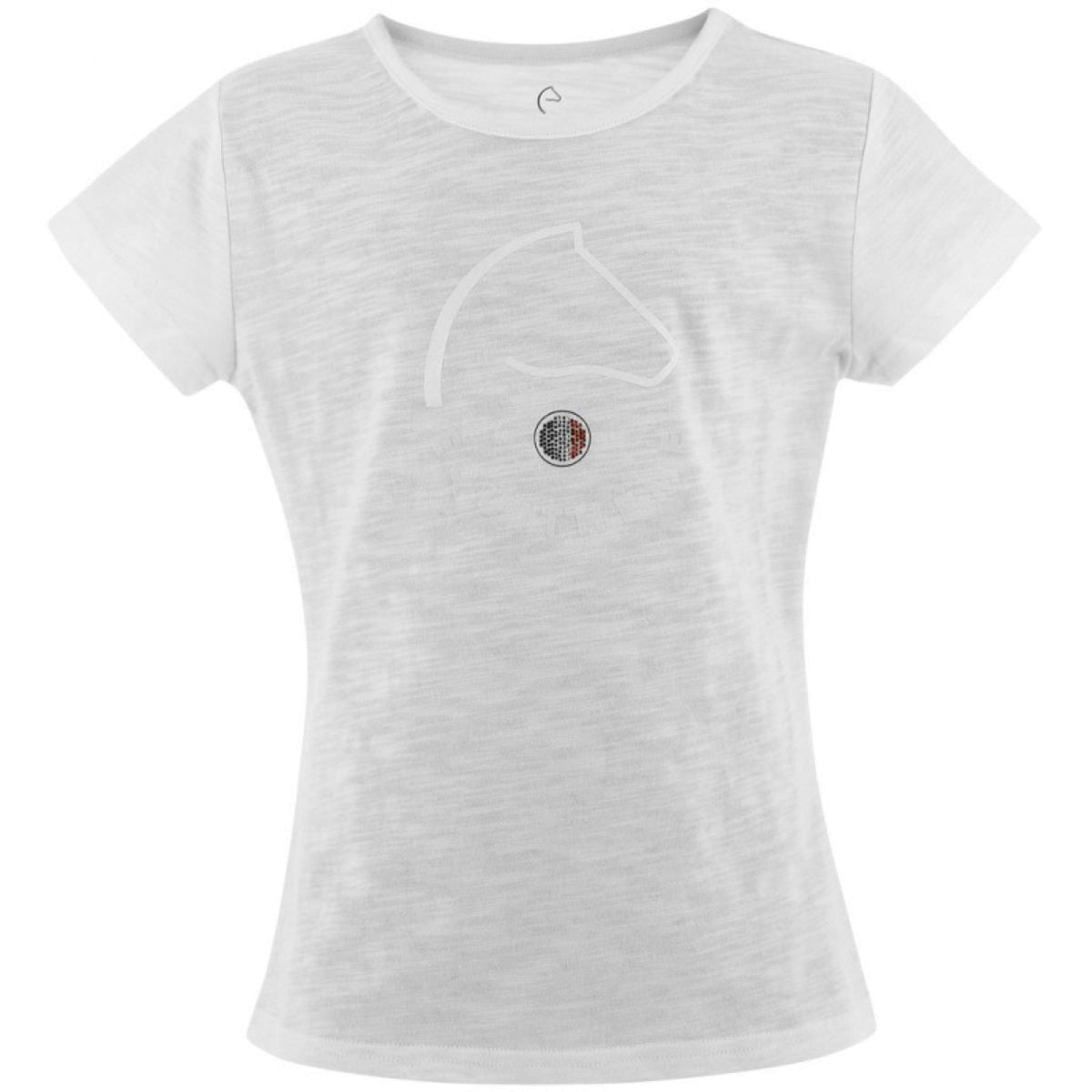 EQUITHÈME T-Shirt Claire FR Blanco