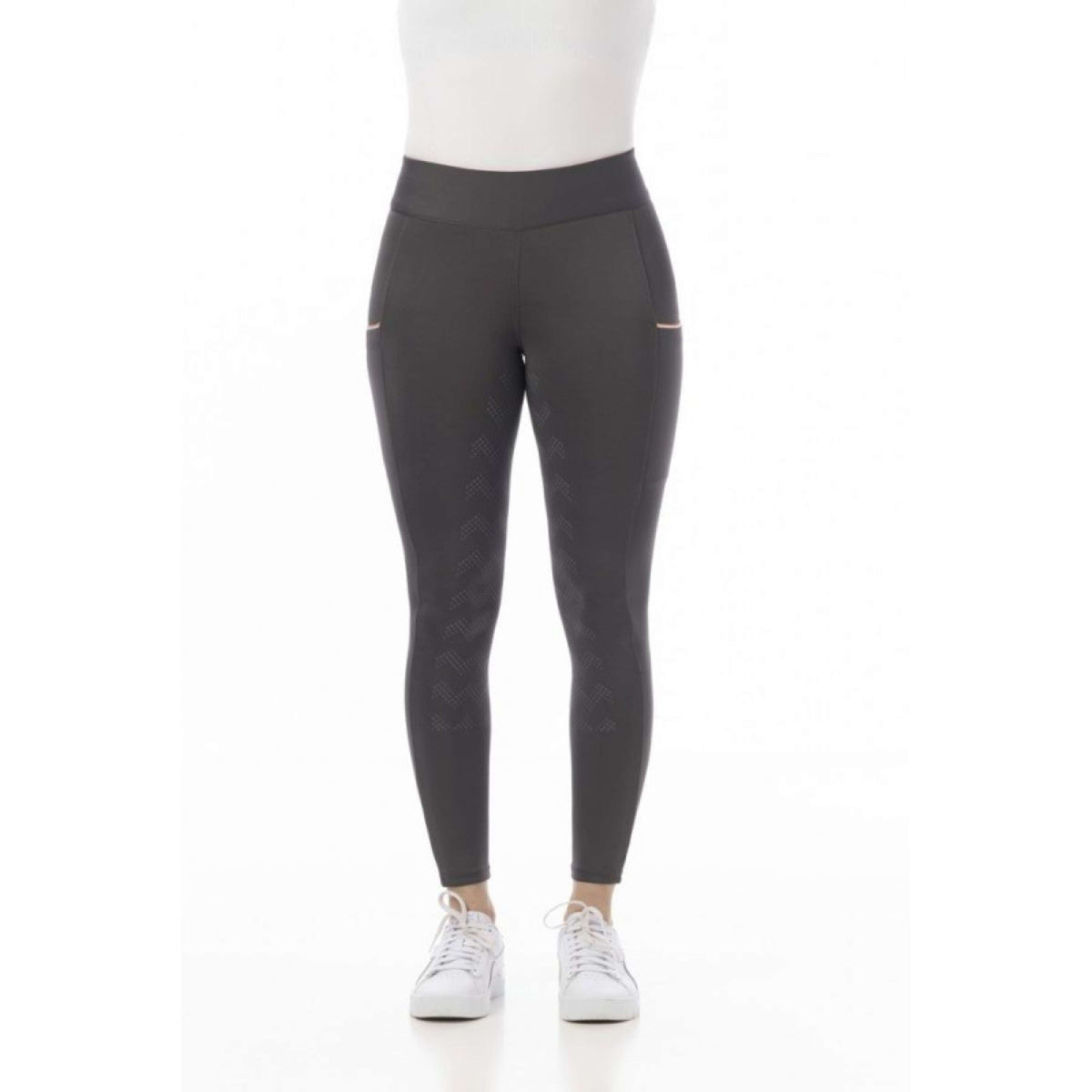 Riding World Pantalón de Equitación Agadir Mujer Gris