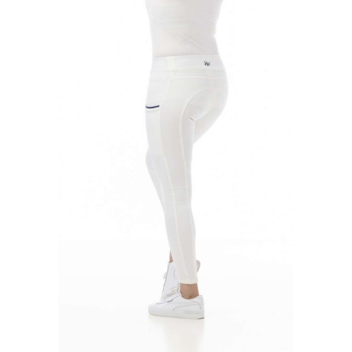 Riding World Pantalón de Equitación Agadir Mujer Blanco