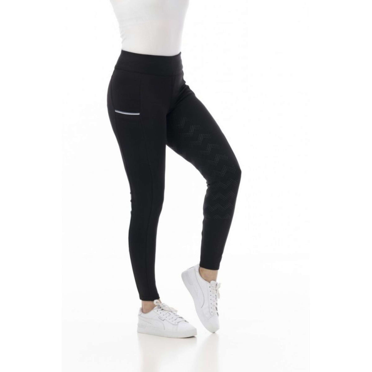 Riding World Pantalón de Equitación Agadir Mujer Negro