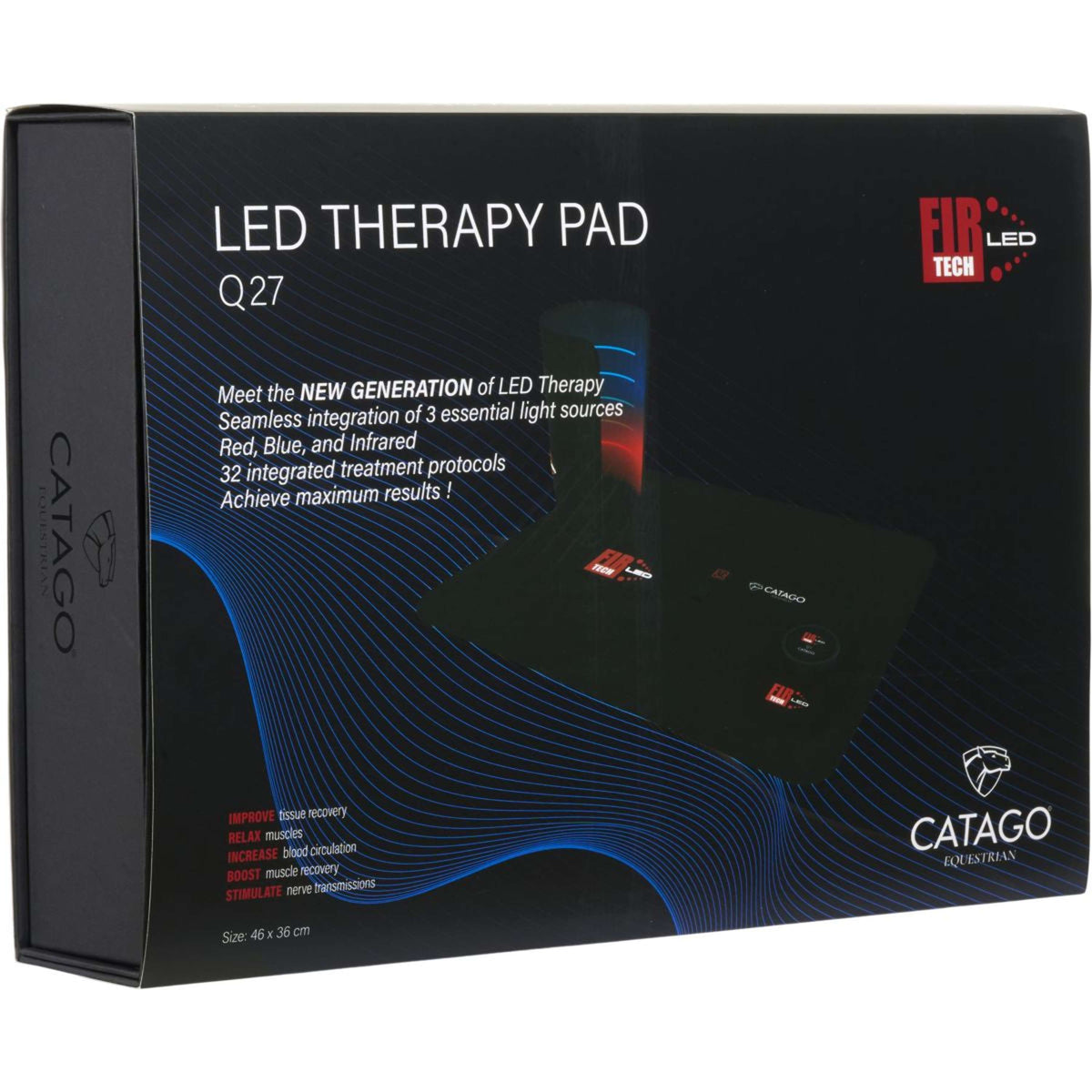 Catago Almohadilla de terapia LED Fir-Tech Q27