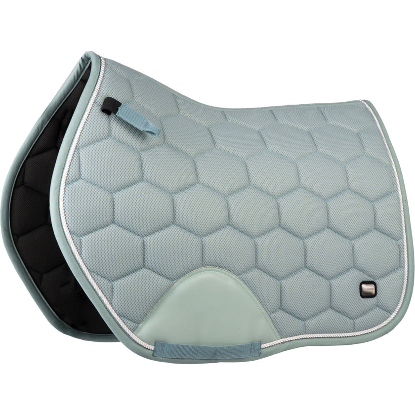 EQPRO Mantilla Precious saltando Blue Reef EQPRO Mantilla Precious saltando Blue Reef
