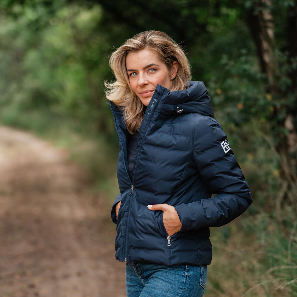 EQPRO Chaqueta Violet Acolchado Navy Blue